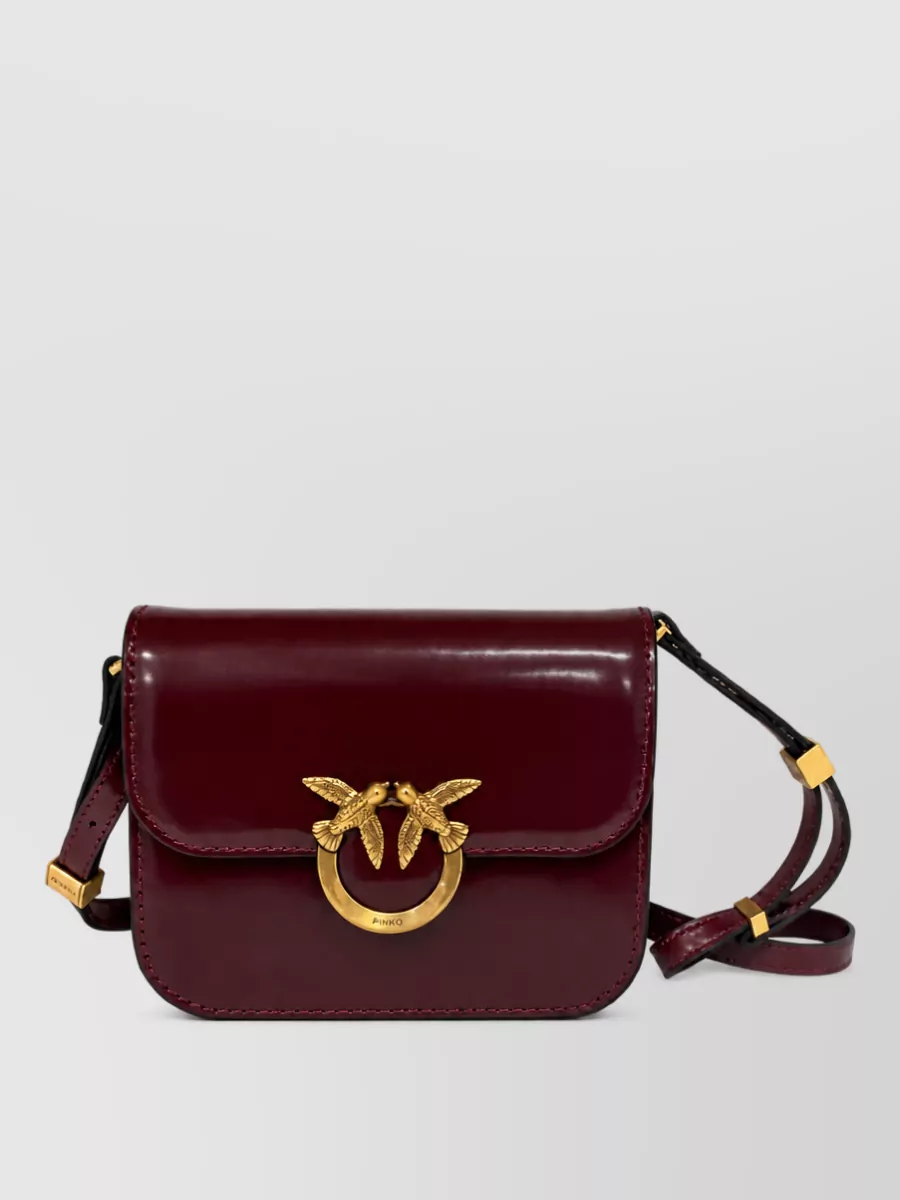 Pinko leather cross-body bag