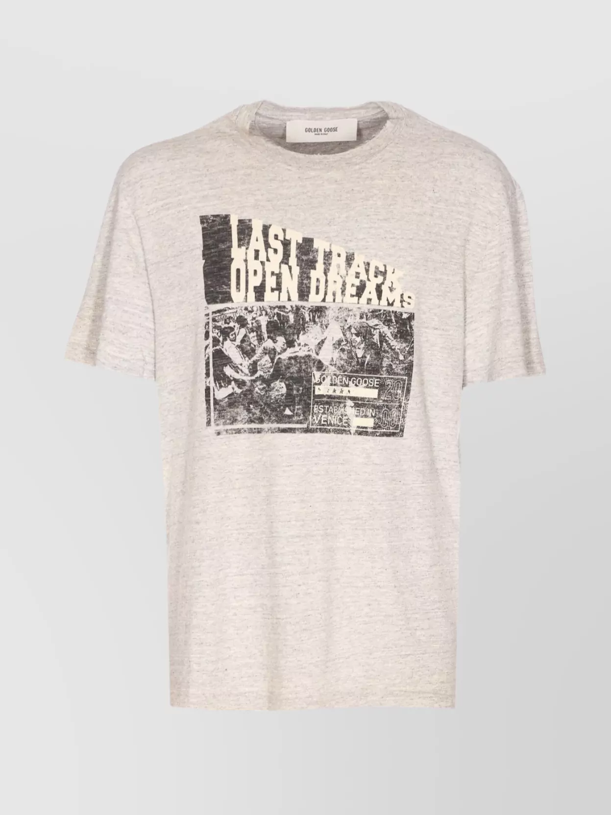 Golden Goose Graphic Print Crewneck Short Sleeve T-shirt In Multi