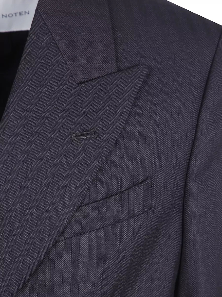 Dries Van Noten Wool Double Breasted Coat