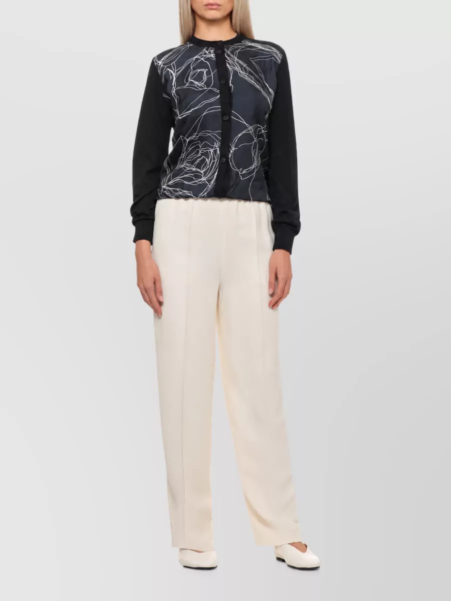 Fabiana Filippi Ribbed Round Neck Cardigan