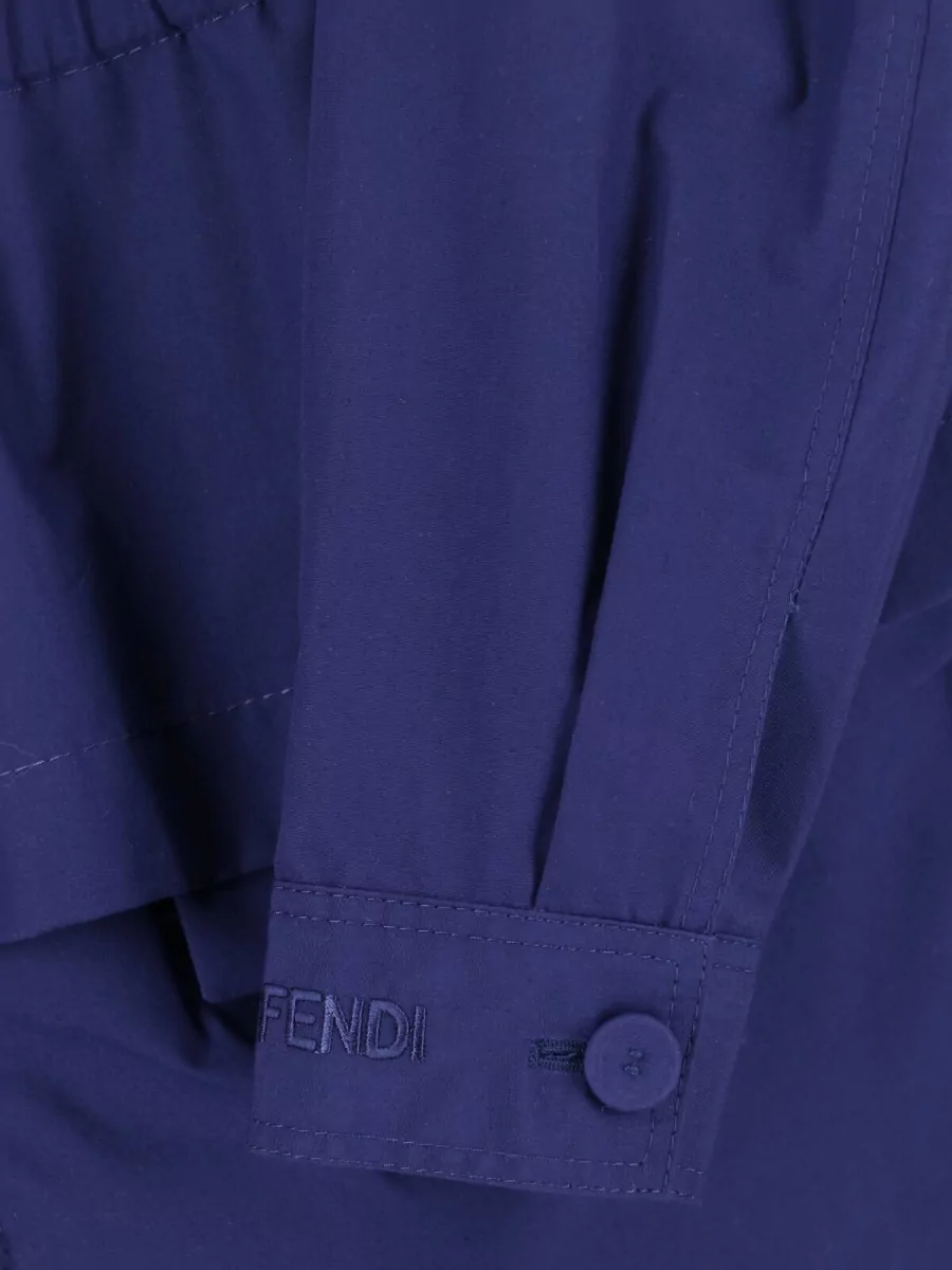 Fendi Cotton Midi Parka Jacket