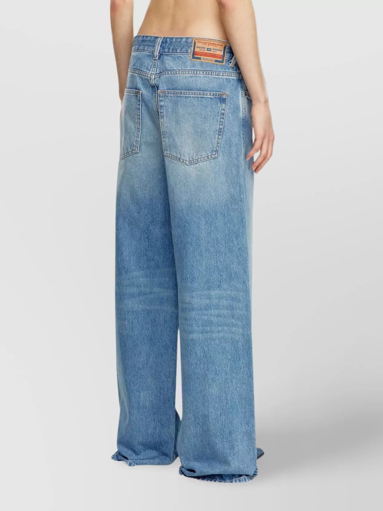 Diesel Wide-Leg Trousers Five-Pocket Style