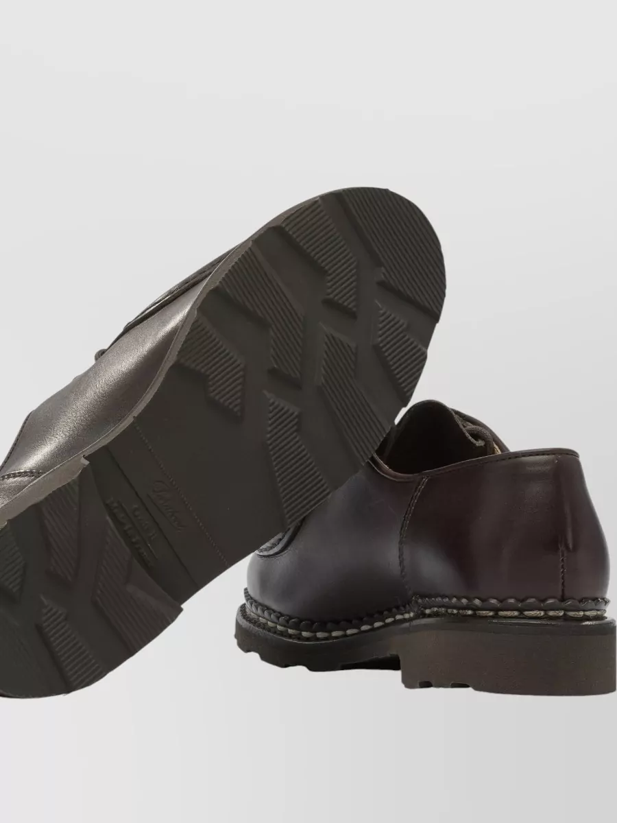 Paraboot Leather Lace-Up Loafers
