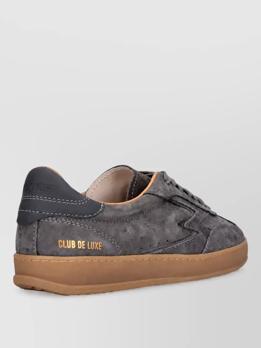 Moa Master Of Arts Leather Low-Top Lace-Up Sneakers