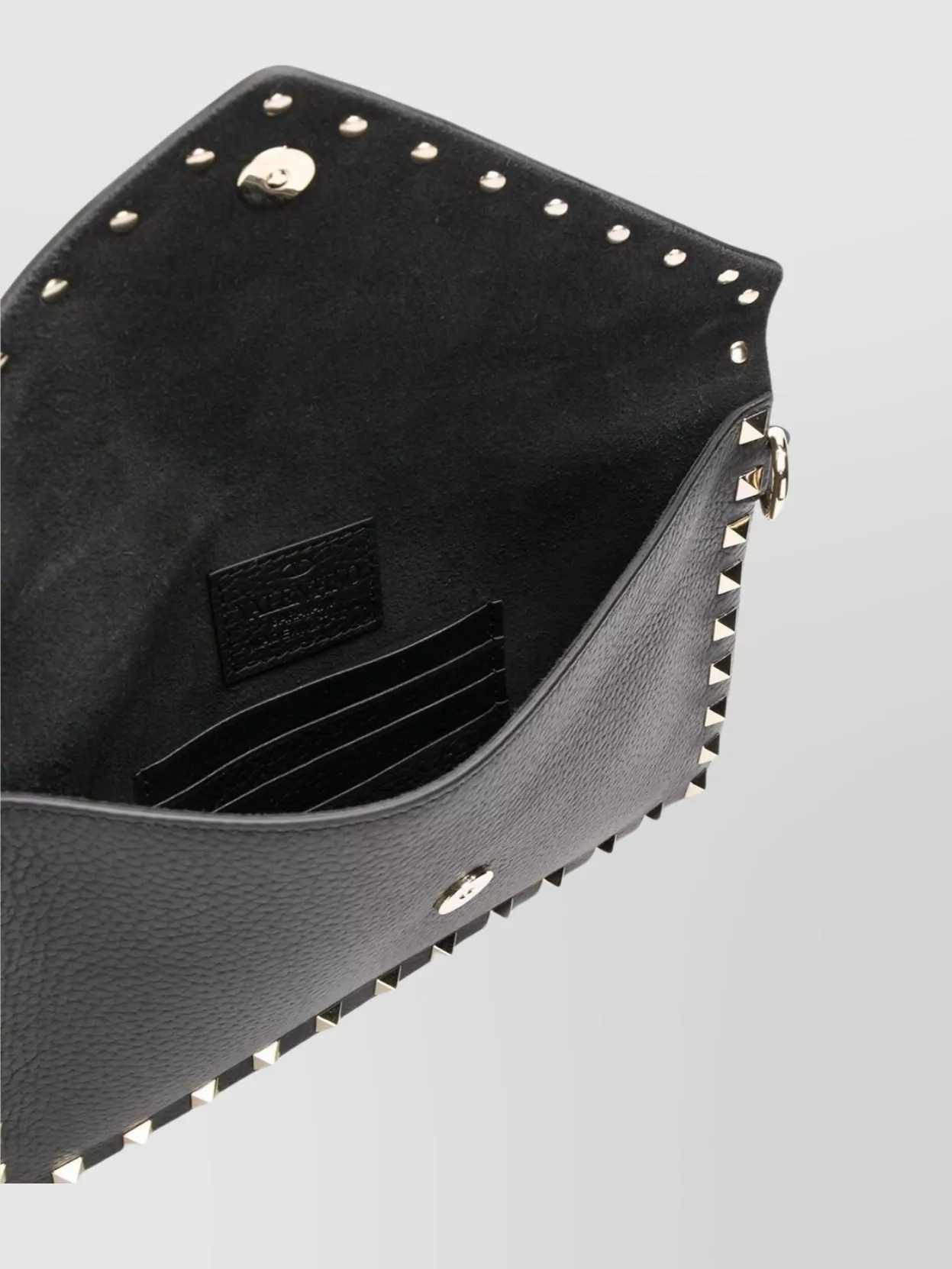 Valentino Garavani Envelope Clutch Studded Design Wrist Strap