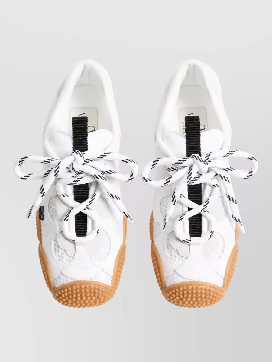 Valentino Leather Low-Top Sneakers