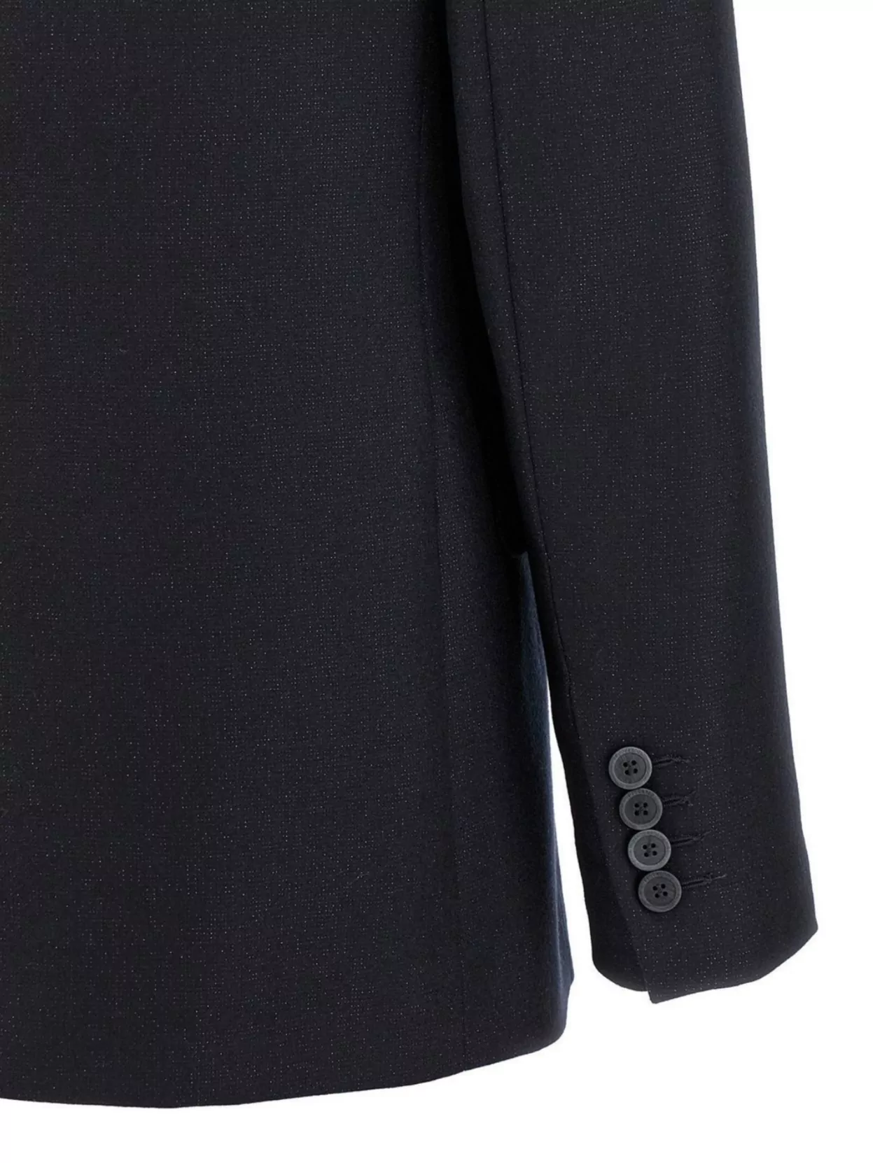 Peserico Lurex Single-breasted Blazer Blazer And Suits Blue In Black