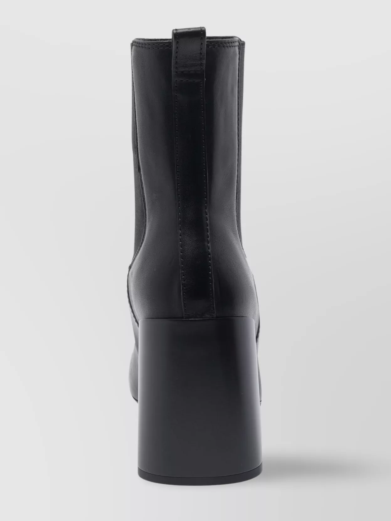 Hogan Pump Booties With Block Heel And Elastic Side Panels In Black