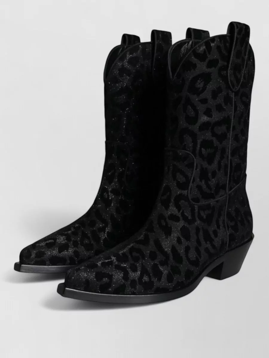 Dolce&Gabbana Leopard-Print Cowboy Boots