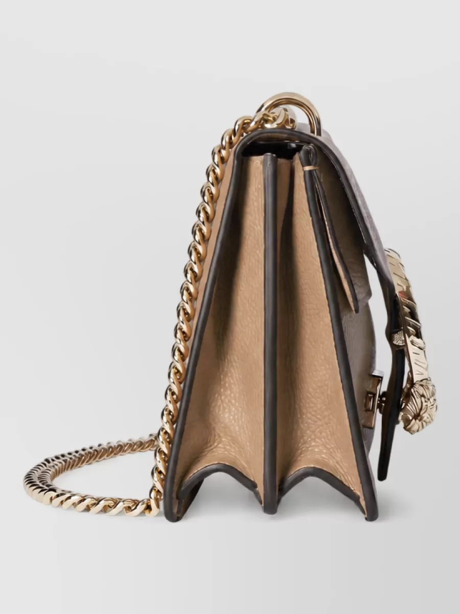 Gucci Dionysus Medium Leather Clutch Bag