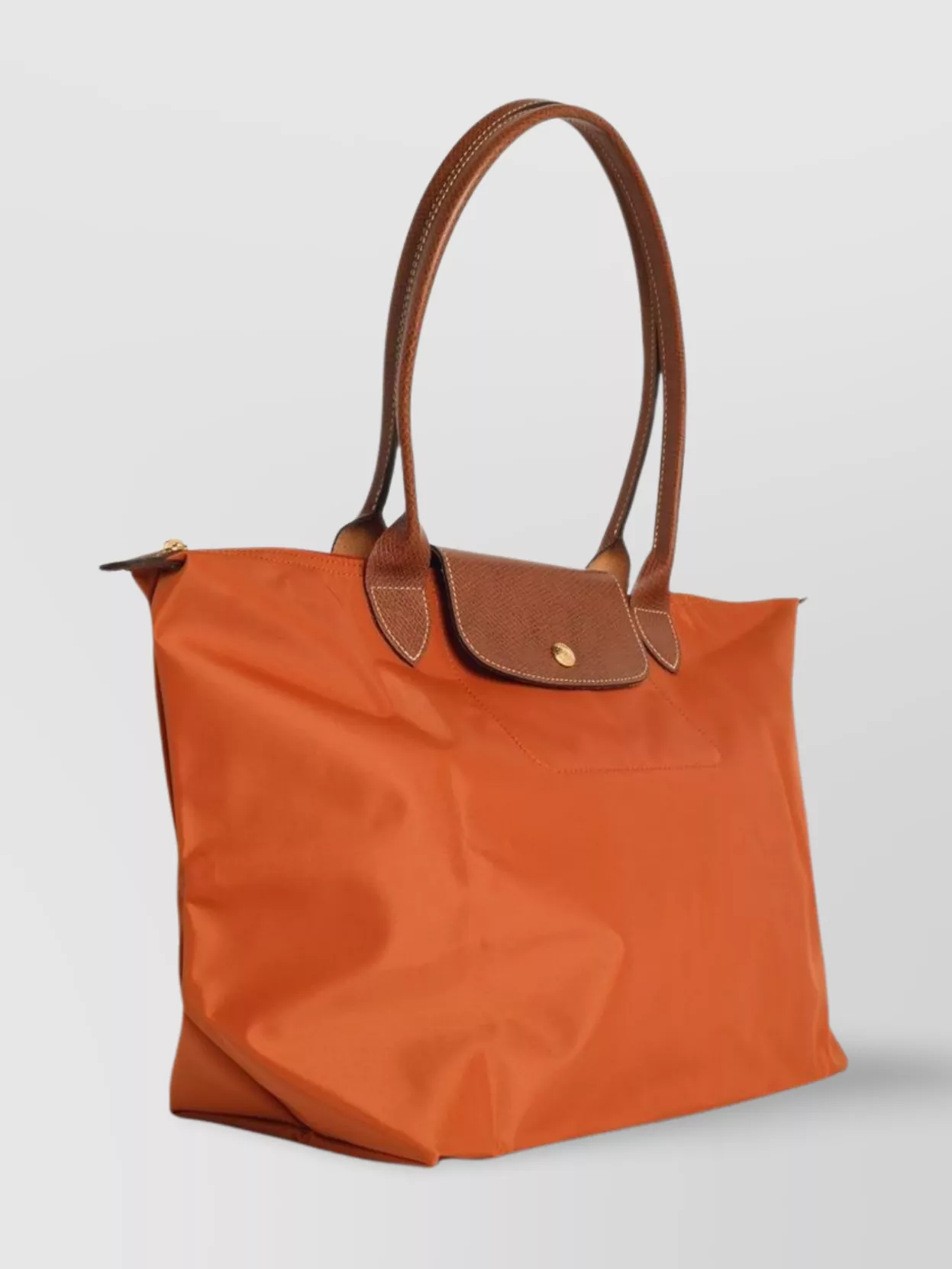Longchamp Original Foldover Flap Tote Bag Top Handle