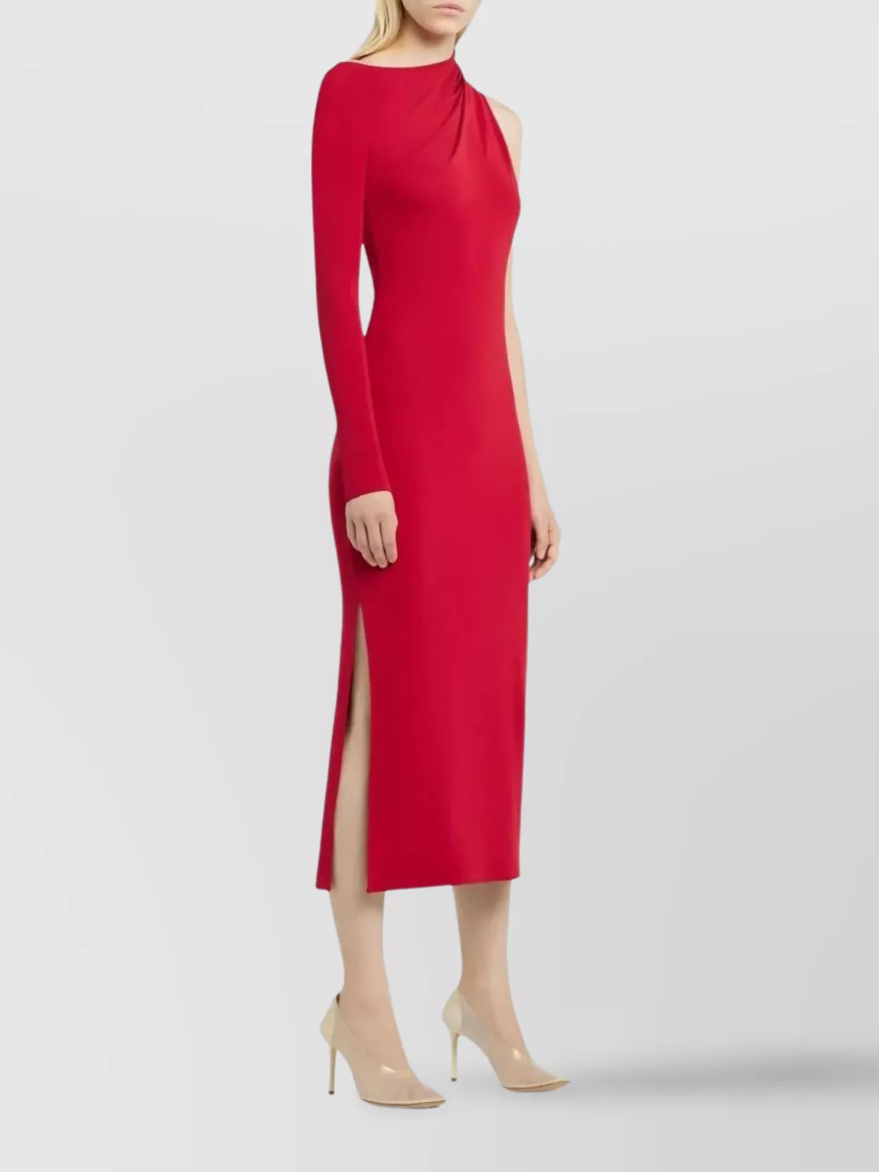 Courrèges Courreges Asymmetrical Midi Dress