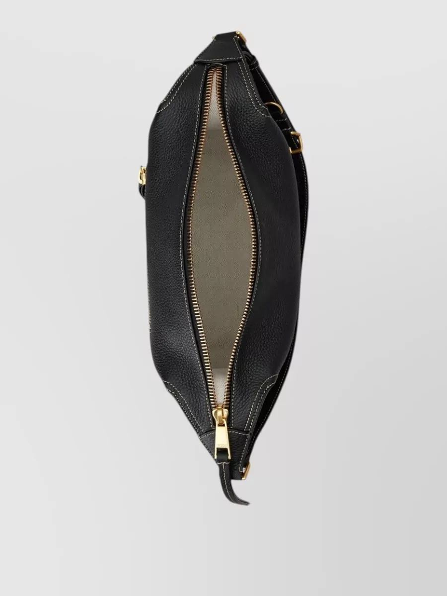 Tod's Metal Dots Mini Leather Shoulder Bag