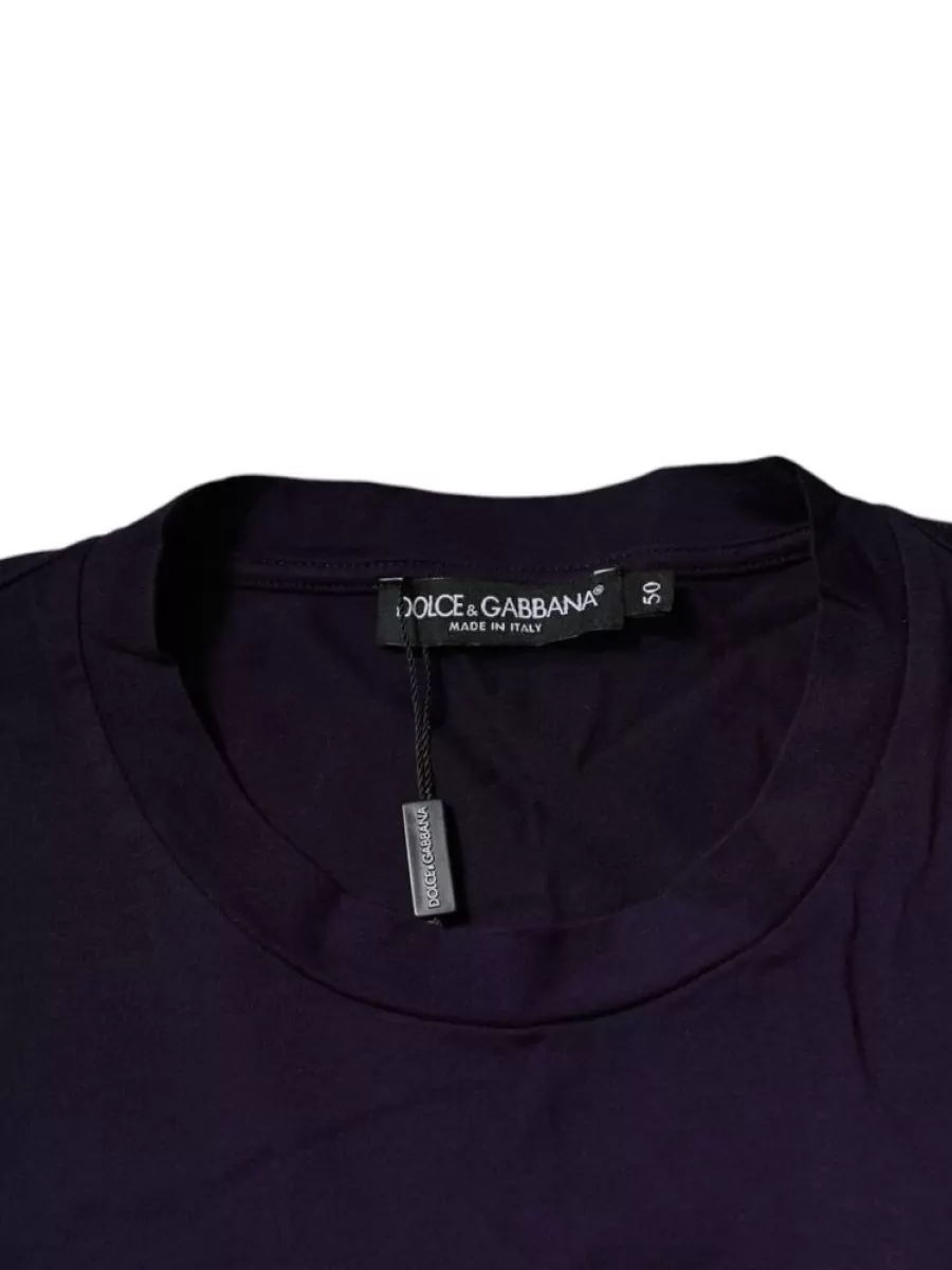 Dolce&Gabbana Cotton Logo-Print Crew-Neck T-Shirt