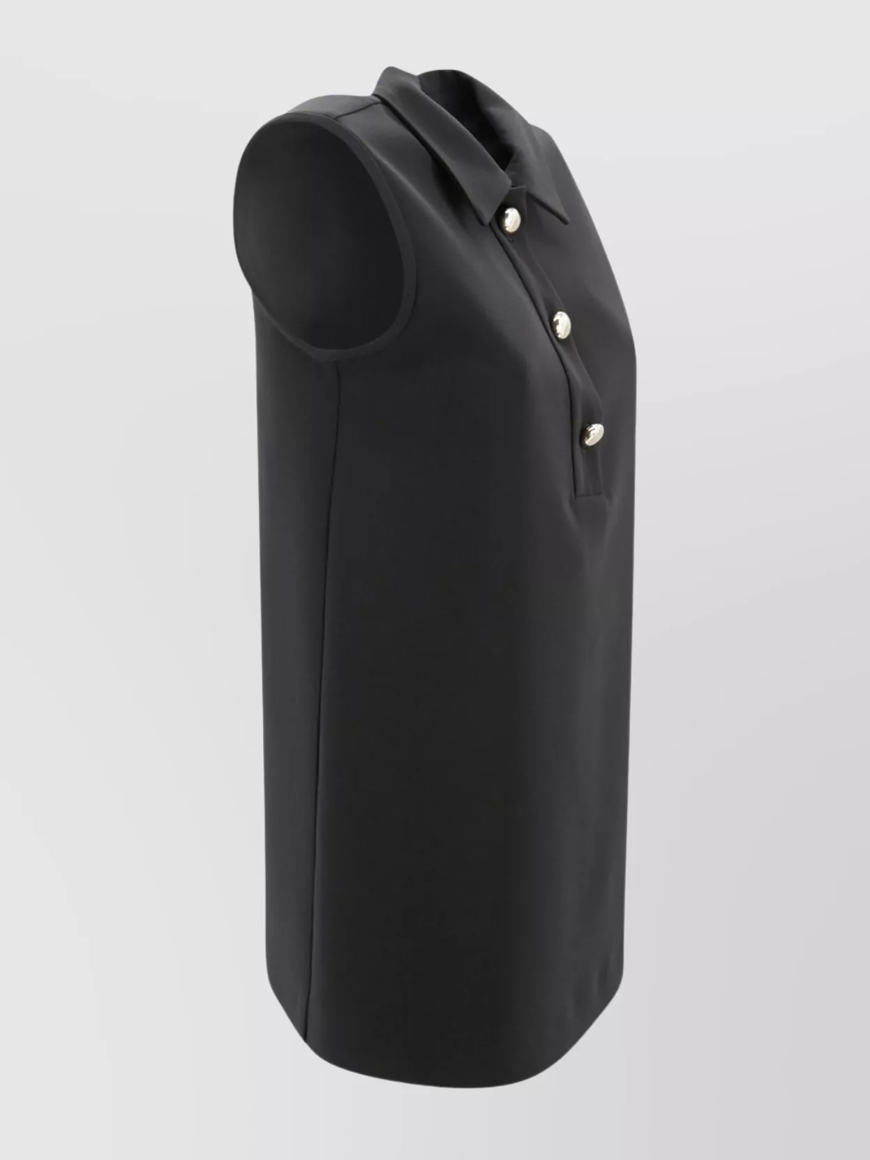 S Max Mara Sleeveless Coats With Collared Neck And Button Detailing