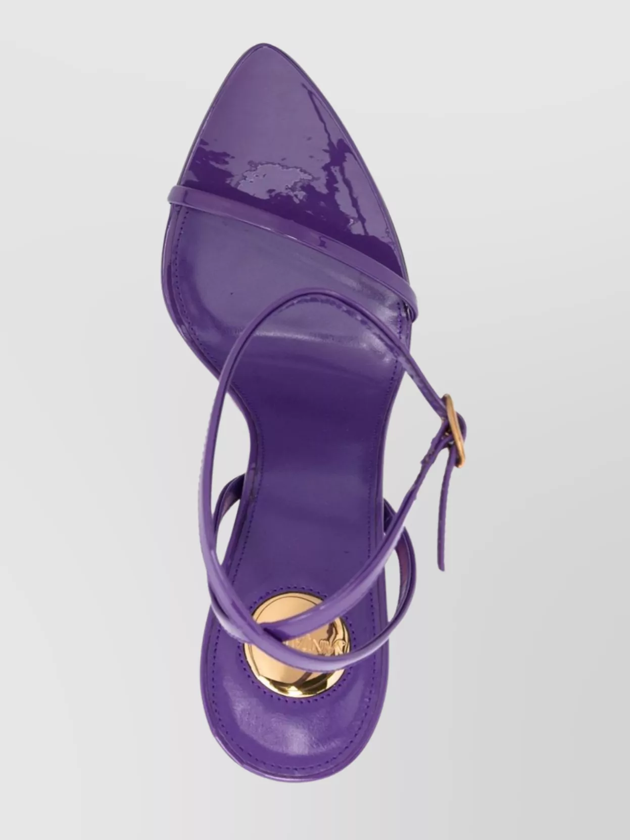 Saint Laurent May Wedge Sandals With Crisscrossed Ankle Strap In Pink