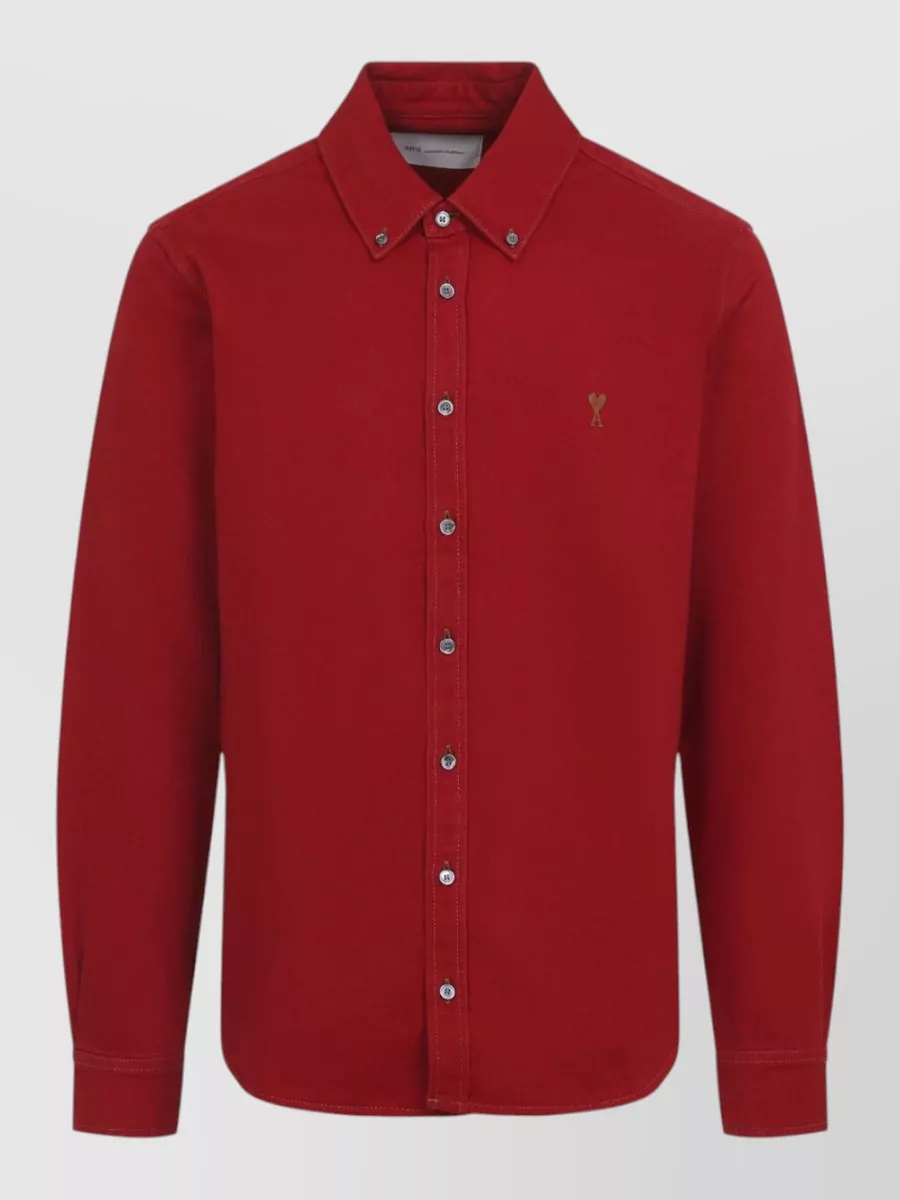 Ami Paris cotton button-down shirt