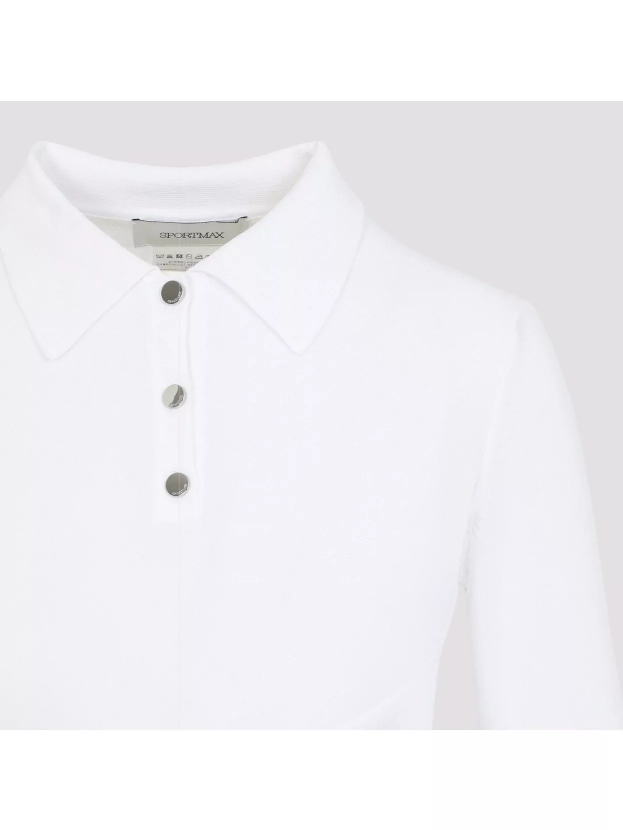 Sportmax White Shaker Polo