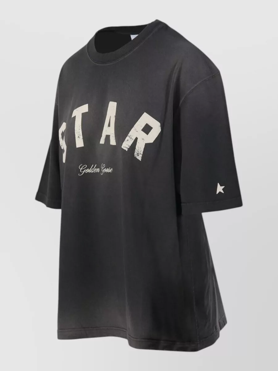 Golden Goose Star Graphic Crew Neck T-Shirt Shirt