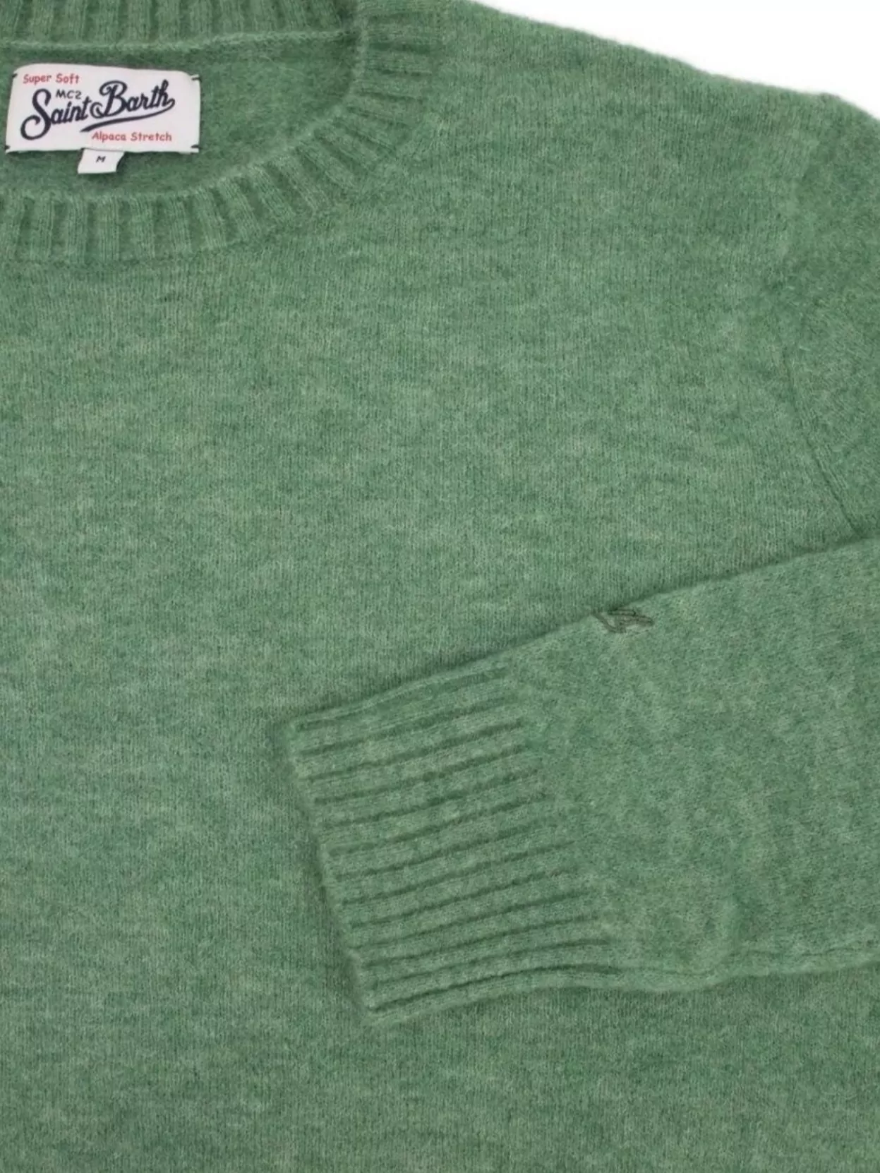 Mc2 Saint Barth Ribbed Crew Neck Long Sleeve Sweater