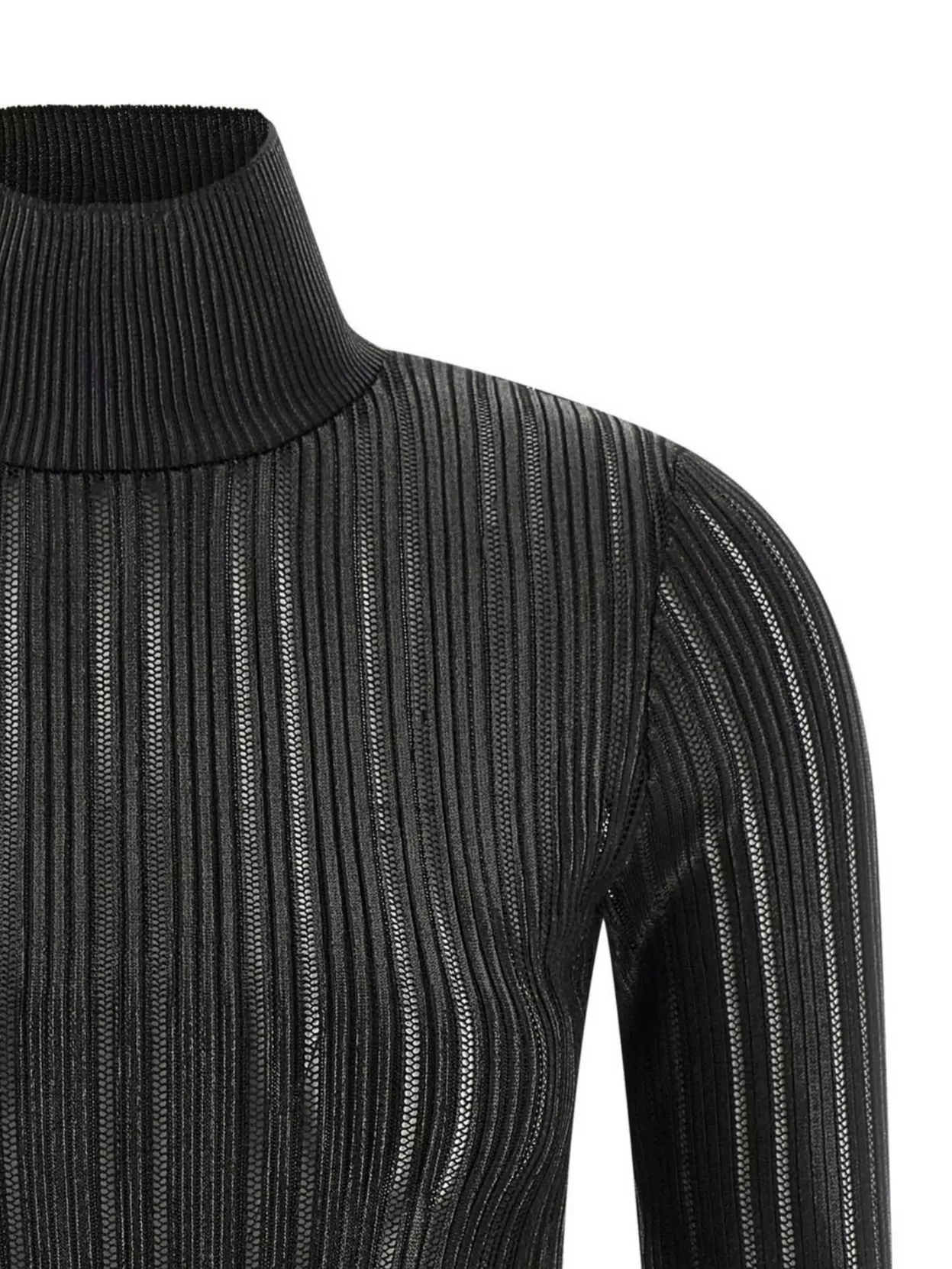 Elisabetta Franchi Knit Sweater With Long Sleeves And High Neck