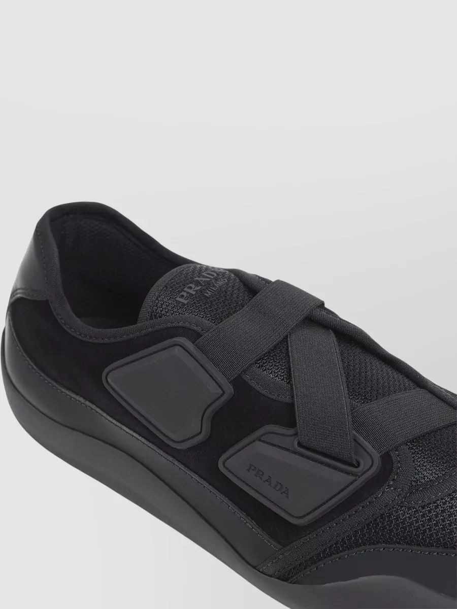 Prada Leather Low-Top Sneakers