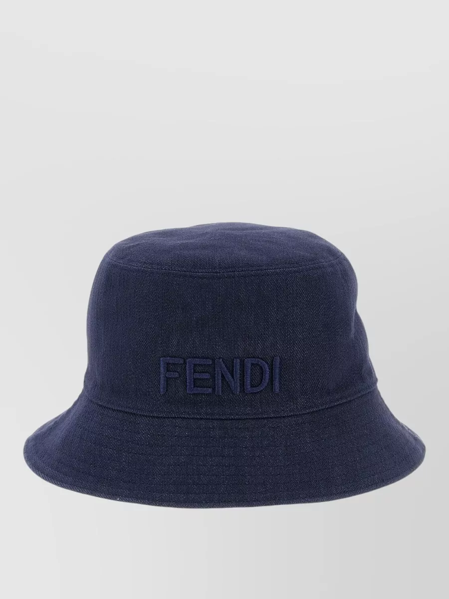 Fendi Reversible Bucket Hat Wide Brim Design