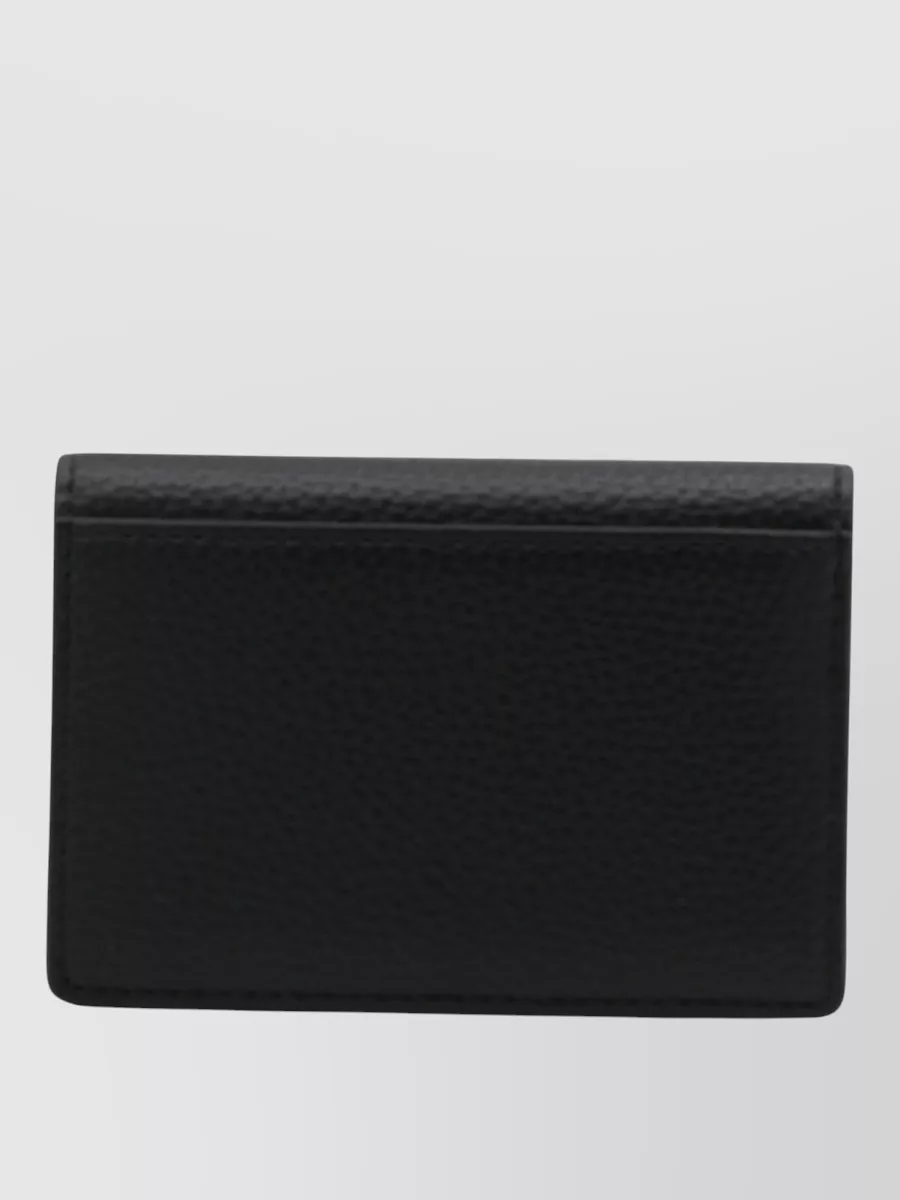 Vivienne Westwood Foldable Wallet Textured Surface Design