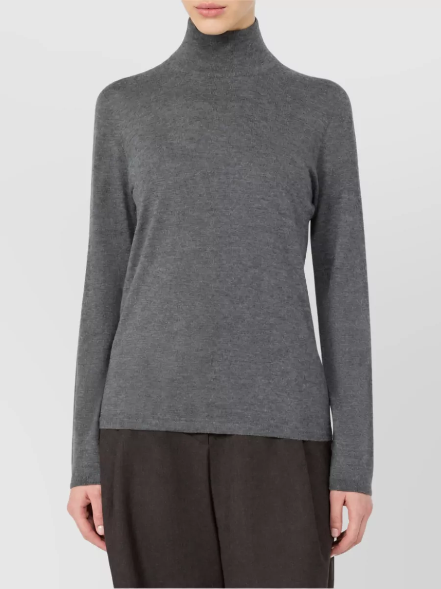Max Mara Cashmere Turtleneck Long-Sleeve Sweater