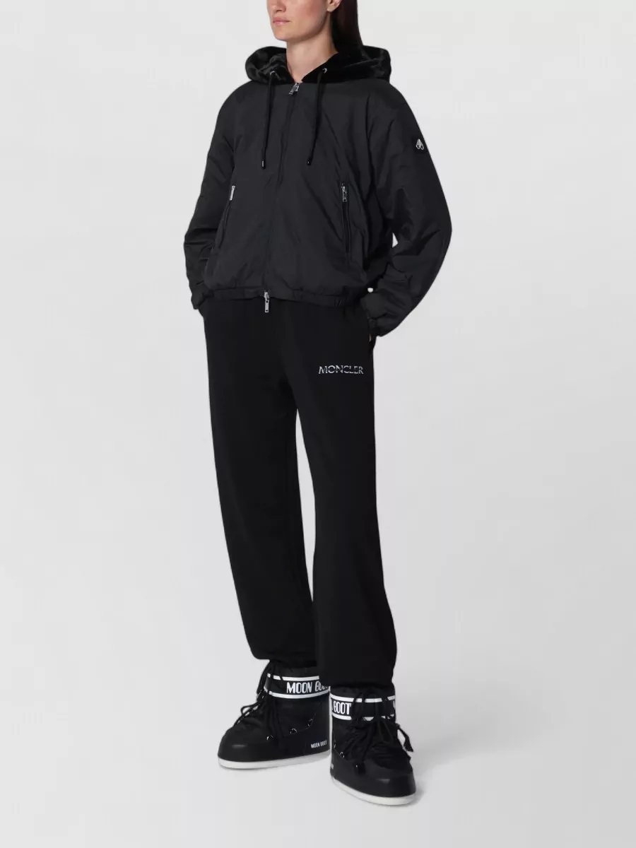 Moose Knuckles Puffer Jacket In Black