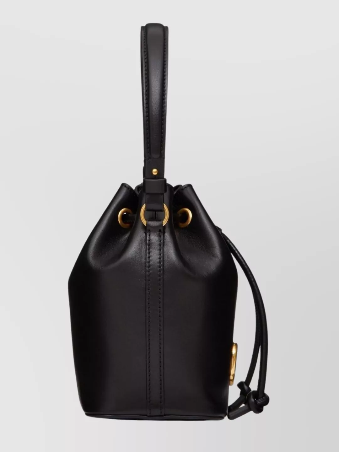 Valentino Garavani Mini Nappa Leather Bucket Bags With Detachable Shoulder Strap