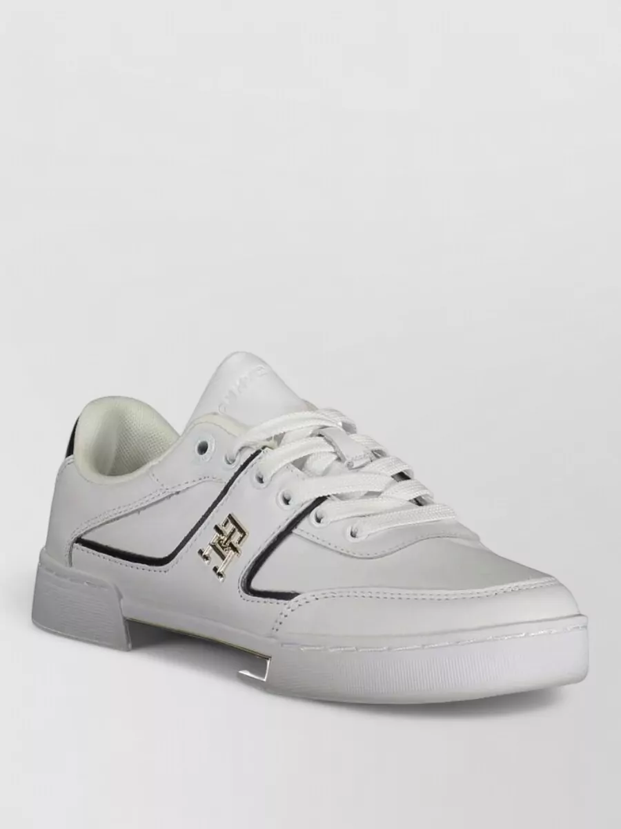 Tommy Hilfiger Leather lace-up sneakers