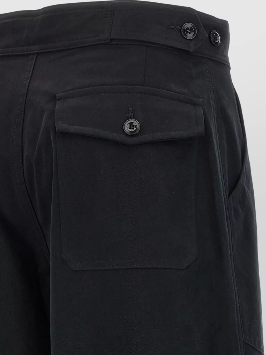 Cellar Door Cotton Wide-Leg Trousers