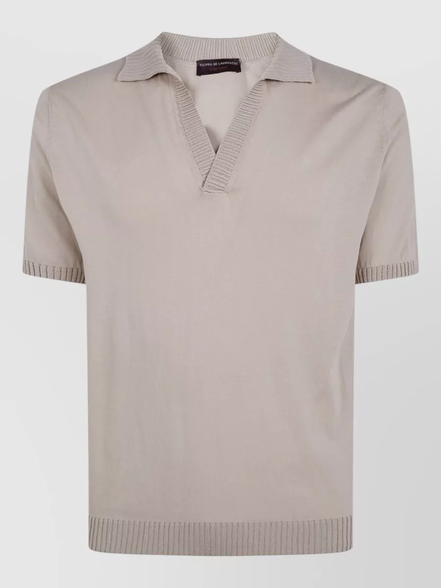 Filippo De Laurentis cotton short-sleeve polo shirt