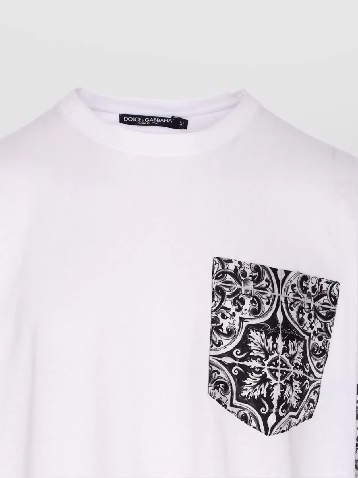 Dolce&Gabbana Crewneck T-Shirt Featuring Printed Design