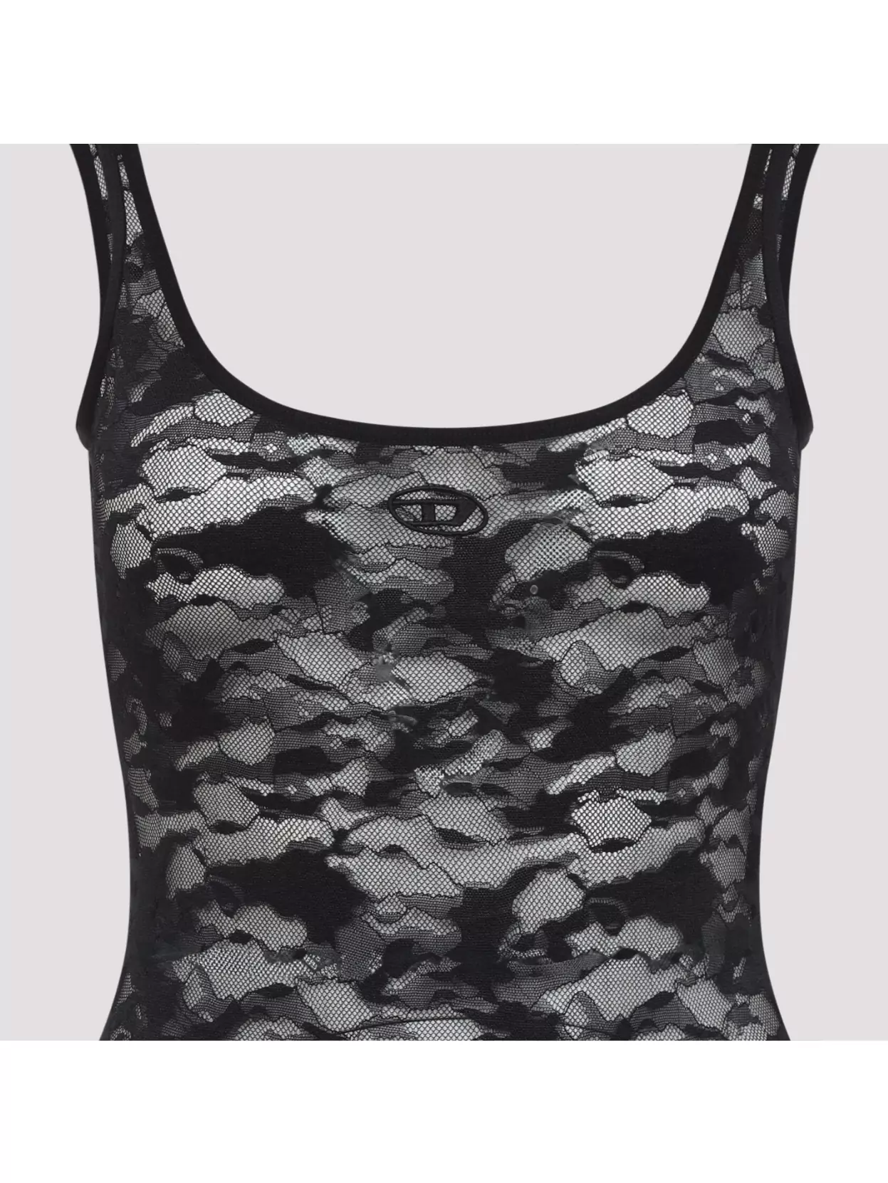 Shop Diesel Lace Detailing Sheer Body