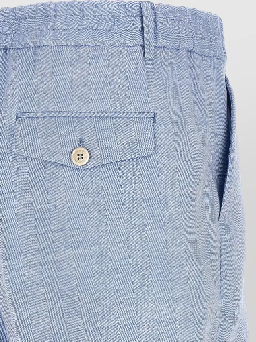 Brunello Cucinelli Chevron Bermuda Shorts
