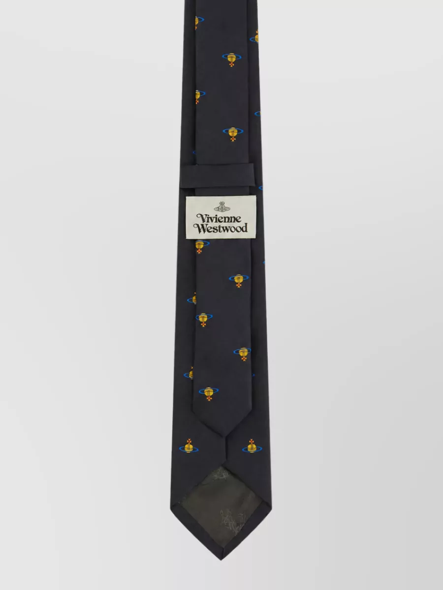 Vivienne Westwood embroidered silk tie