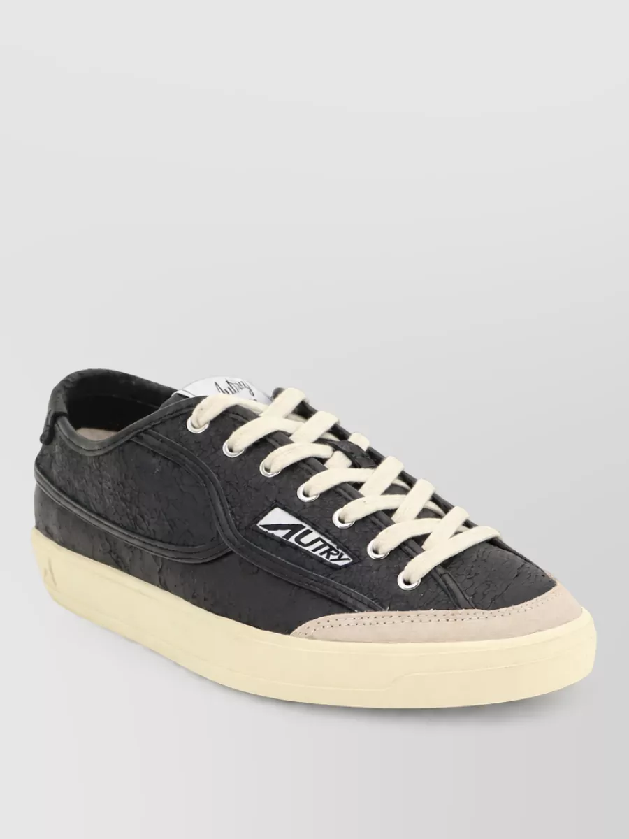 Autry Leather Lace-Up Sneakers