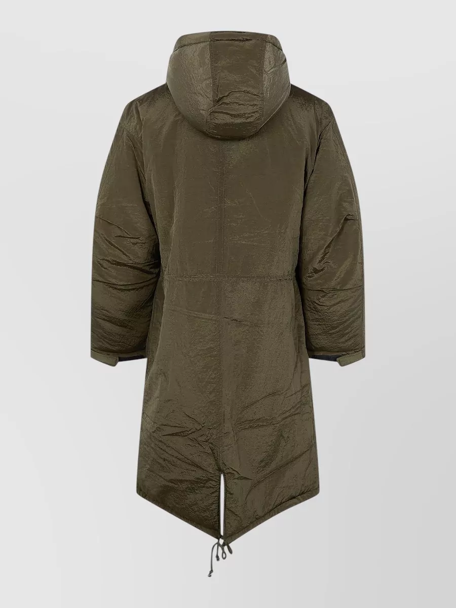 Oamc nylon hooded padded parka
