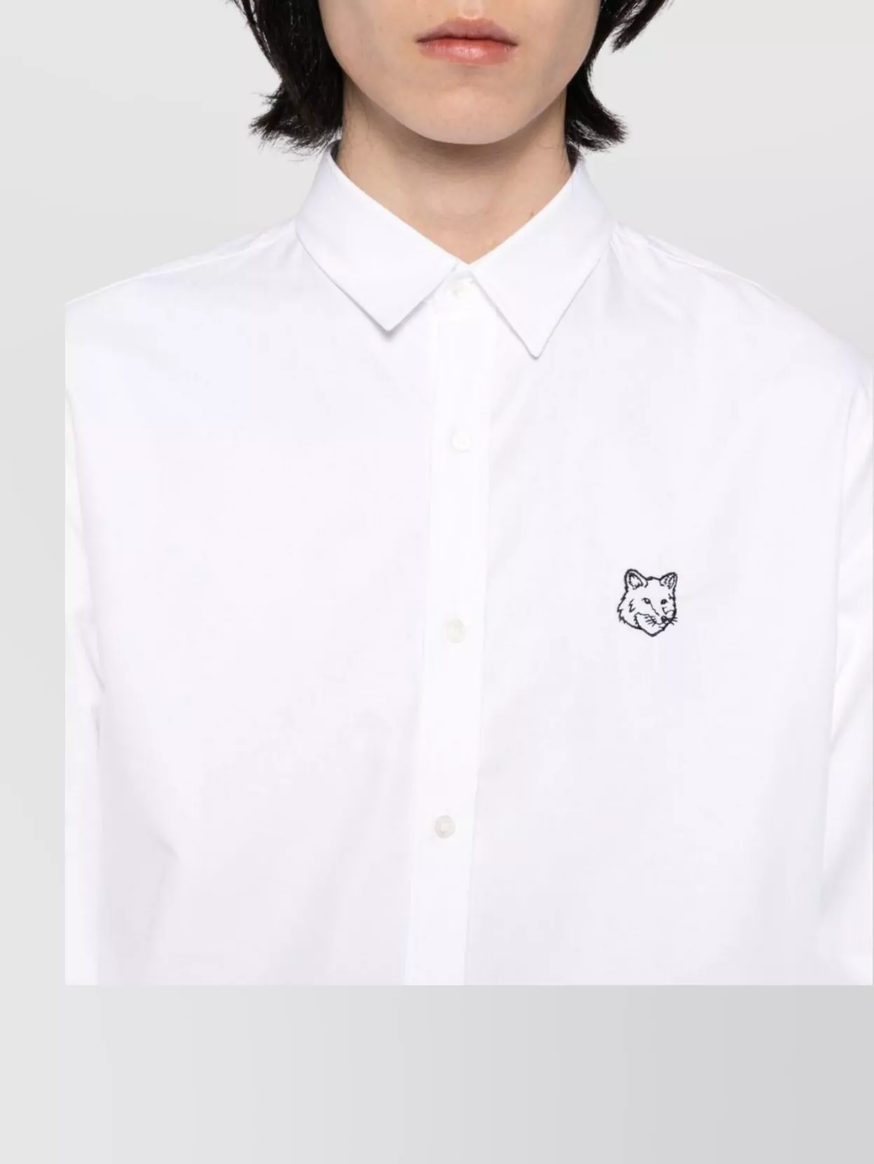 Maison Kitsuné Fox Head Contour Shirt