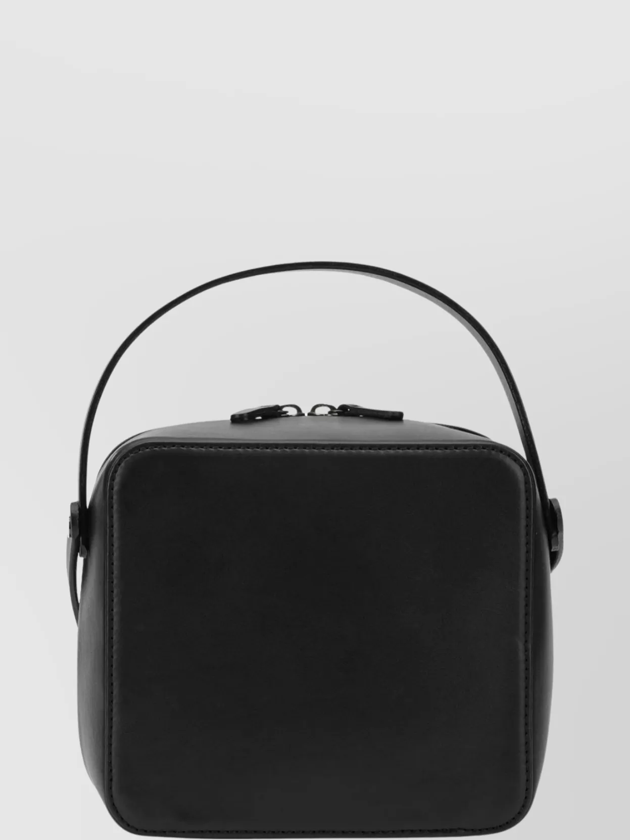 Auralee Square Crossbody Bag Adjustable Strap In Black