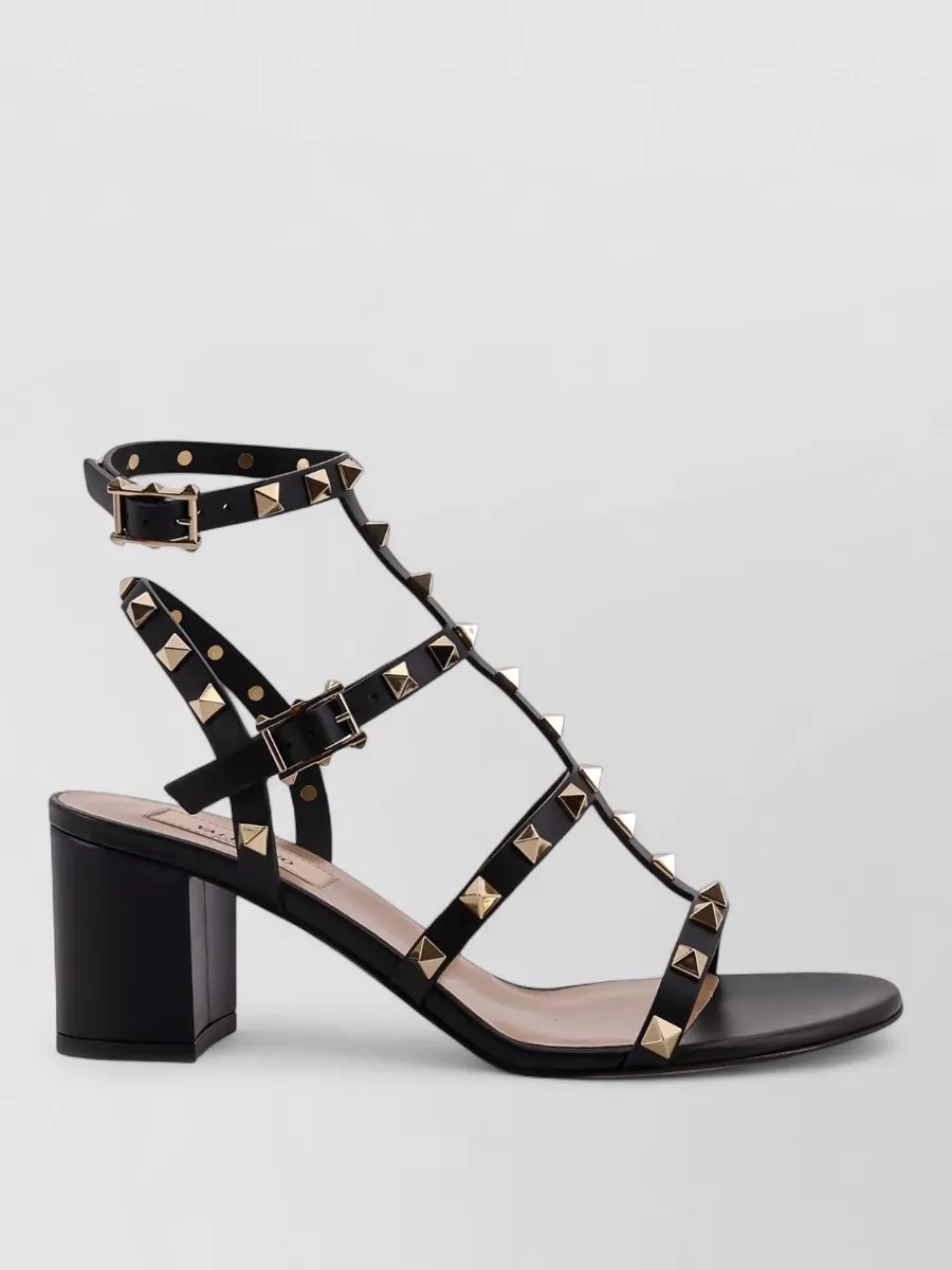 Valentino Garavani Rockstud Leather Sandals Iconic Studs