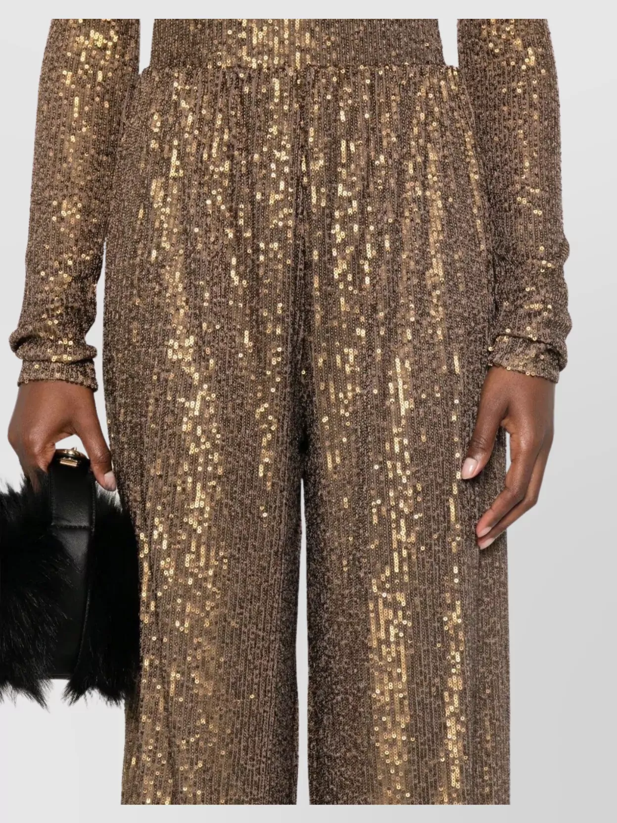 Norma Kamali Relaxed Fit Sequin Sweatpants