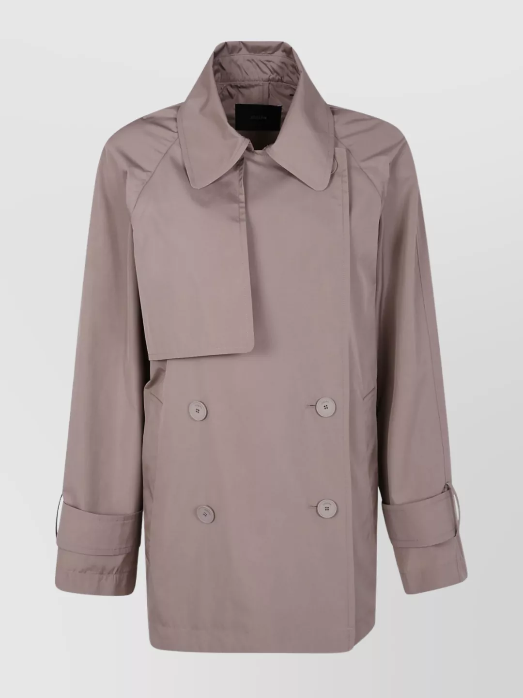 Joseph Pinot Double-breasted Coat Buttons In Brown