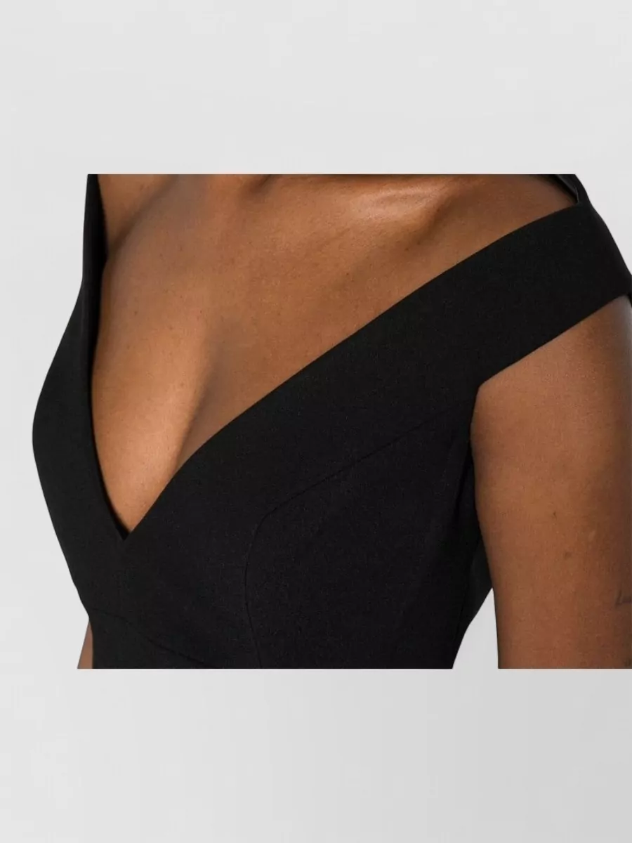 Solace London V-Neck Midi Dress