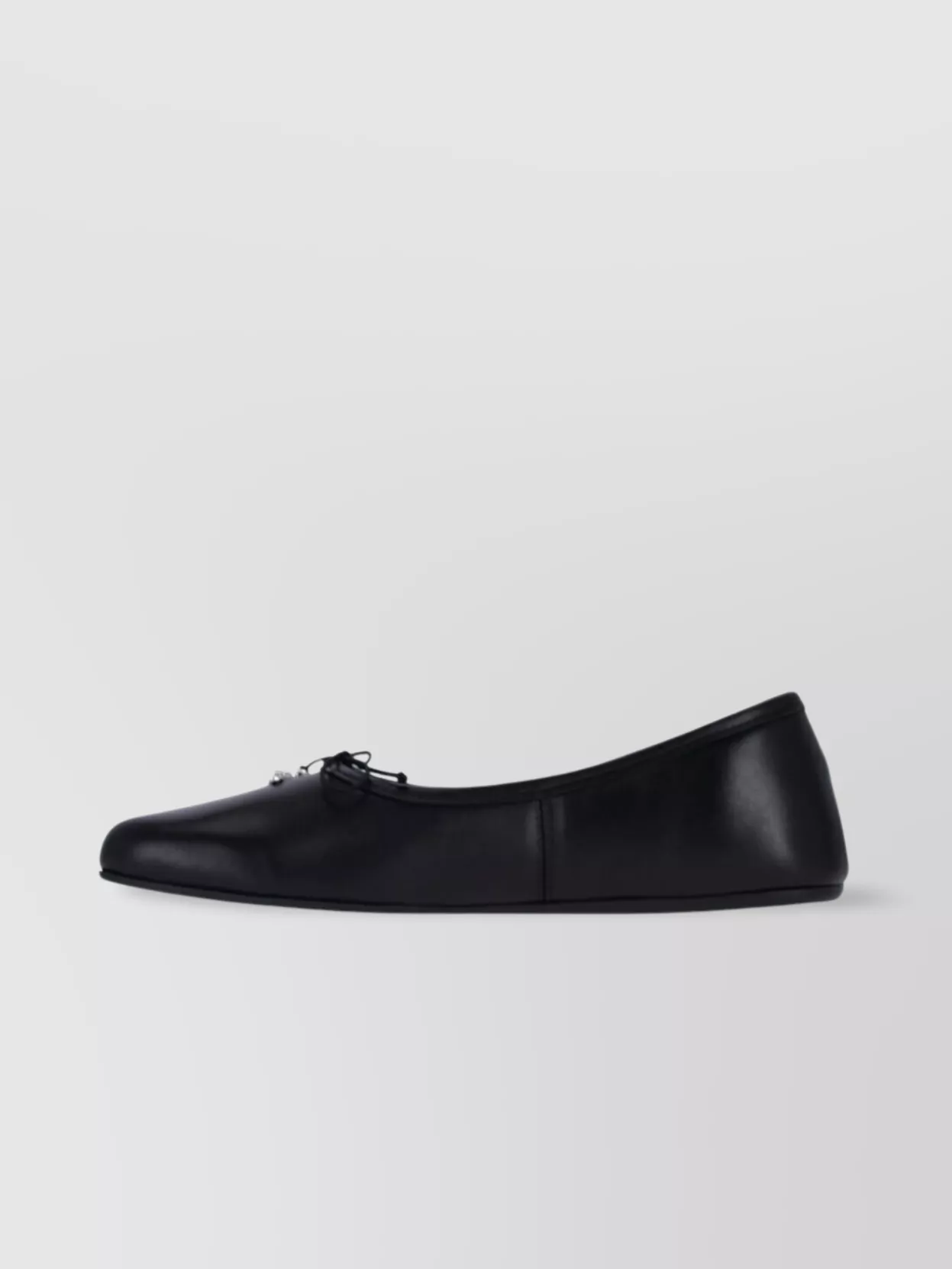 Vivienne Westwood Bow Square Toe Ballerina Shoes