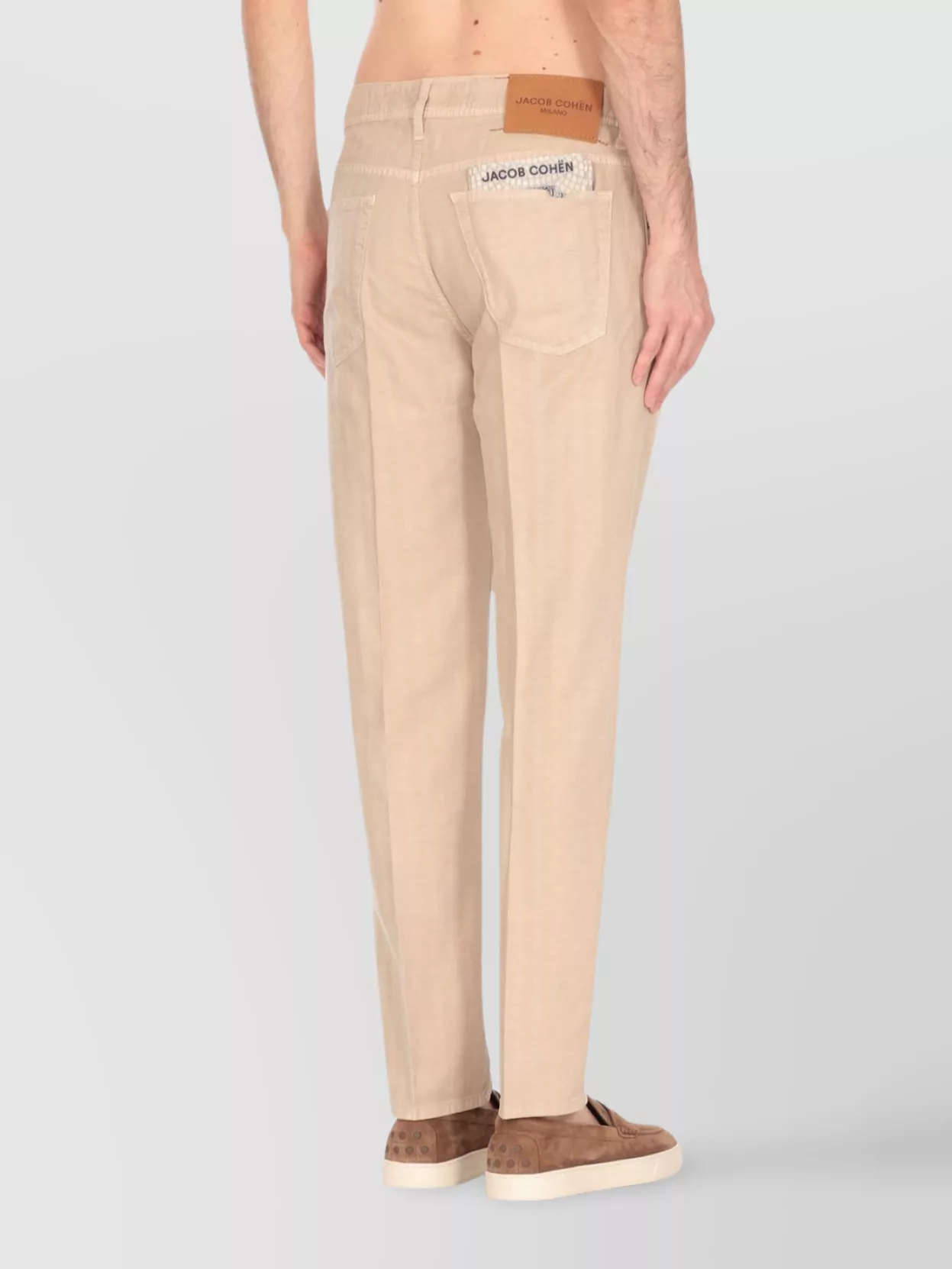 Jacob Cohen Straight Cut Cotton Jeans Rivets