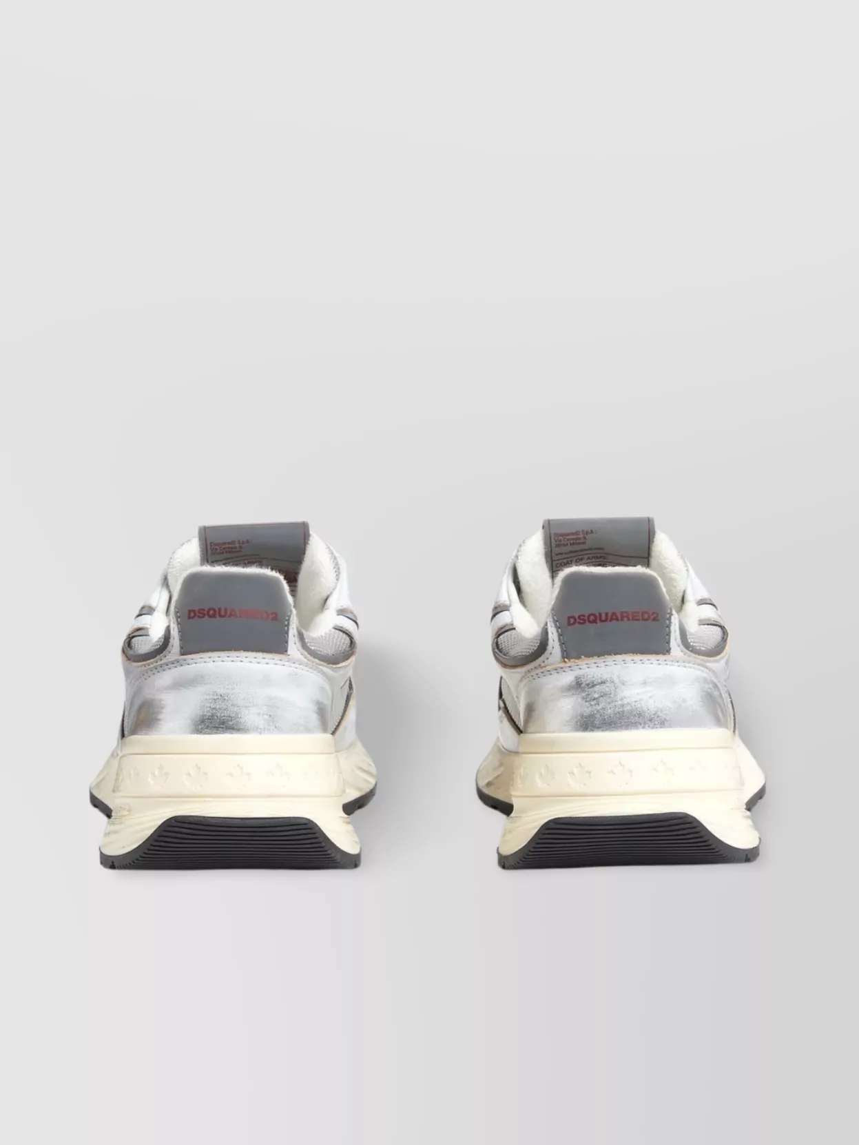 Dsquared2 Modern Sneakers With Leather And Mesh
