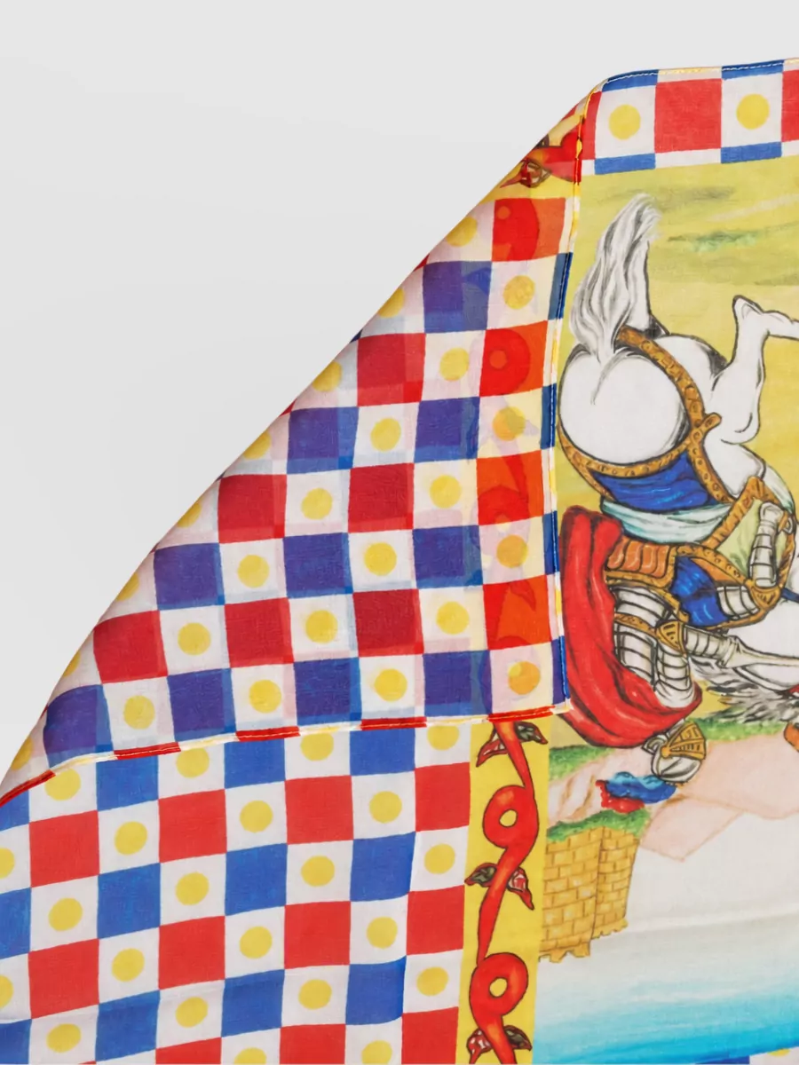 Dolce&Gabbana Silk Foulard Scarf